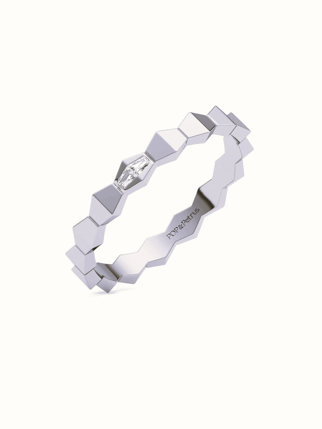 ENDLSS LOVE Wedding Band You & Me Diamonds ~ 3.2mm wide