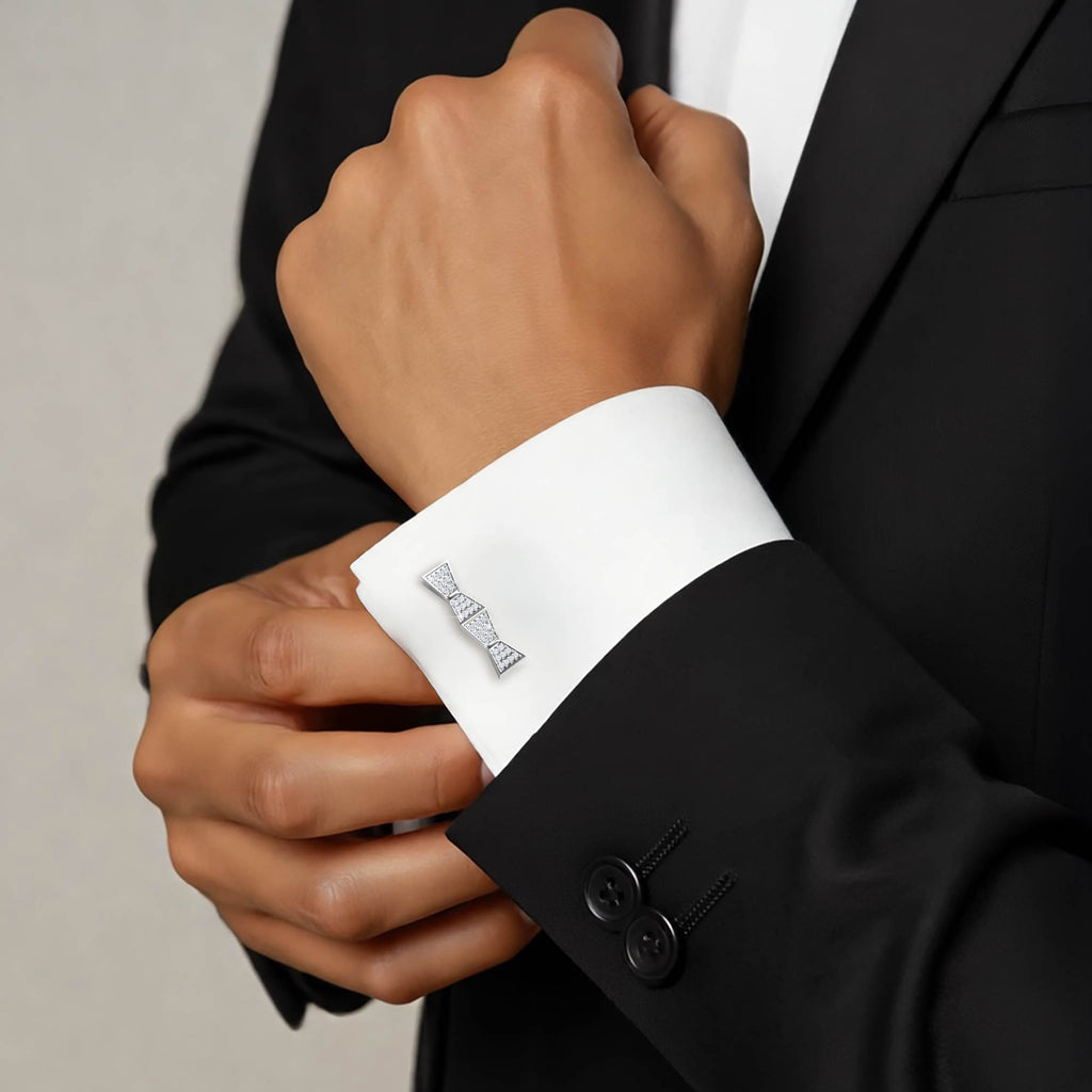 ENDLSS Cufflinks ~ Pavé Diamonds