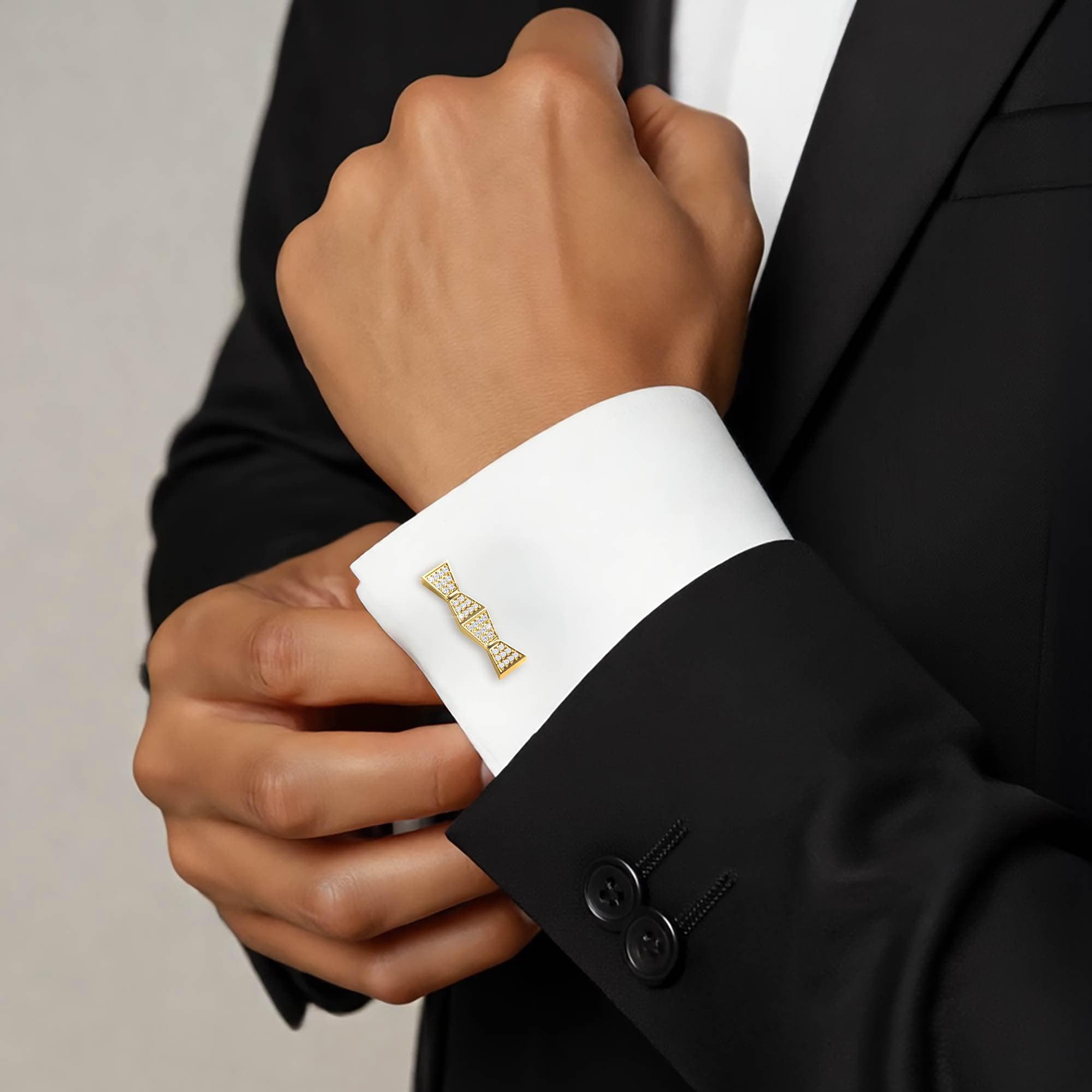 ENDLSS Cufflinks ~ Pavé Diamonds