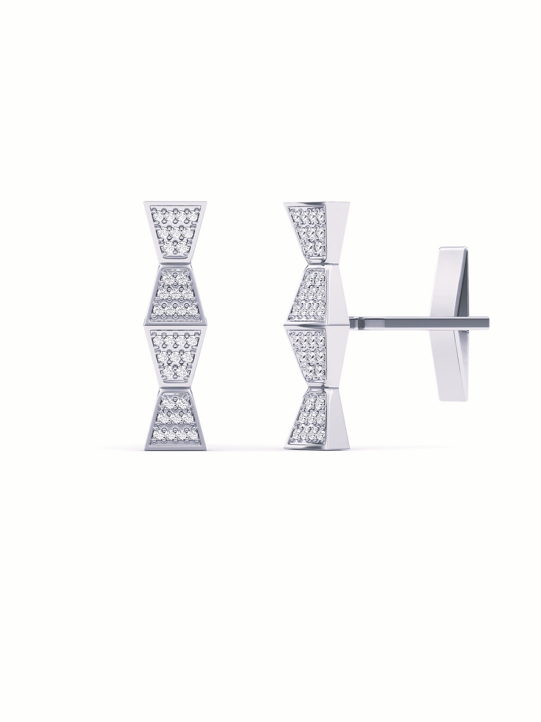 ENDLSS Cufflinks ~ Pavé Diamonds