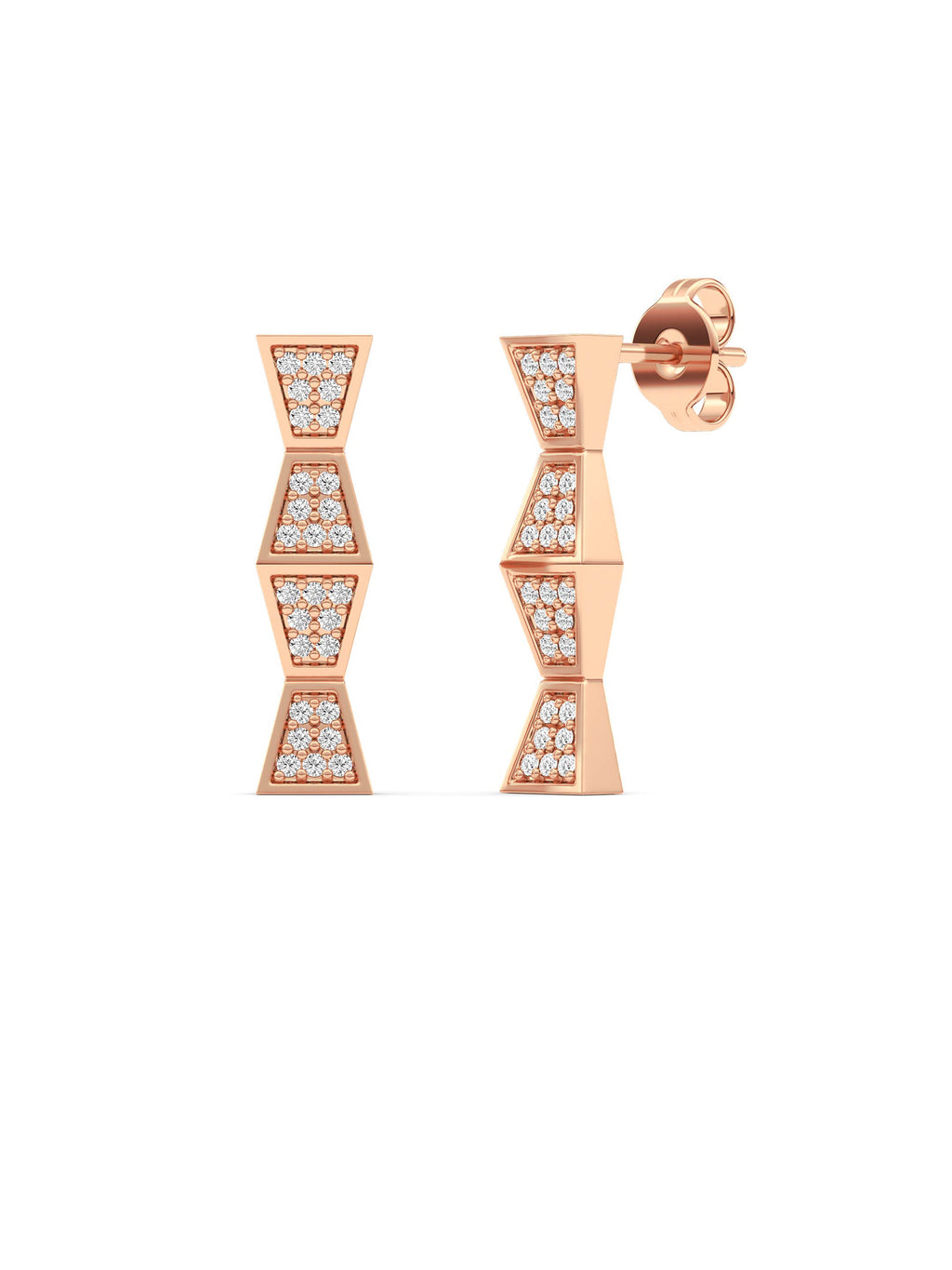 ENDLSS Earrings ~ Pavé Diamonds