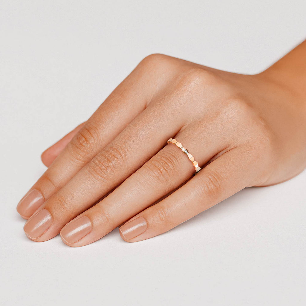 ENDLSS LOVE Wedding Band You & Me Diamonds ~ 2.3mm wide