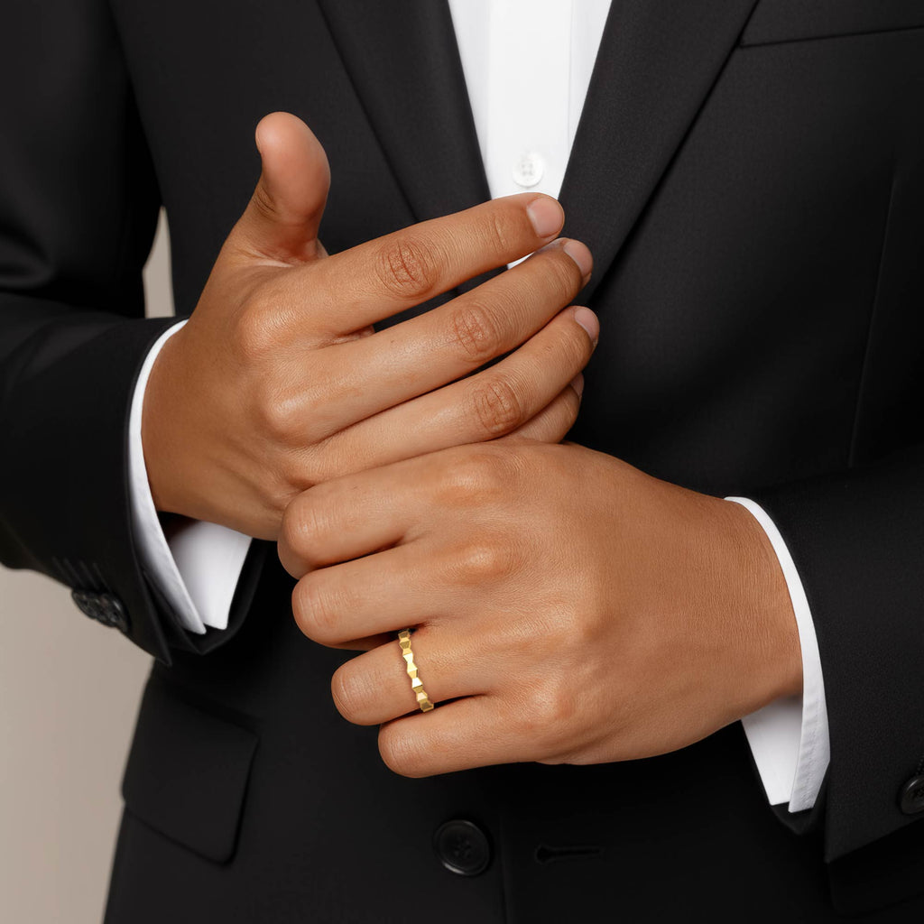 ENDLSS LOVE Wedding Band ~ 3.2mm wide