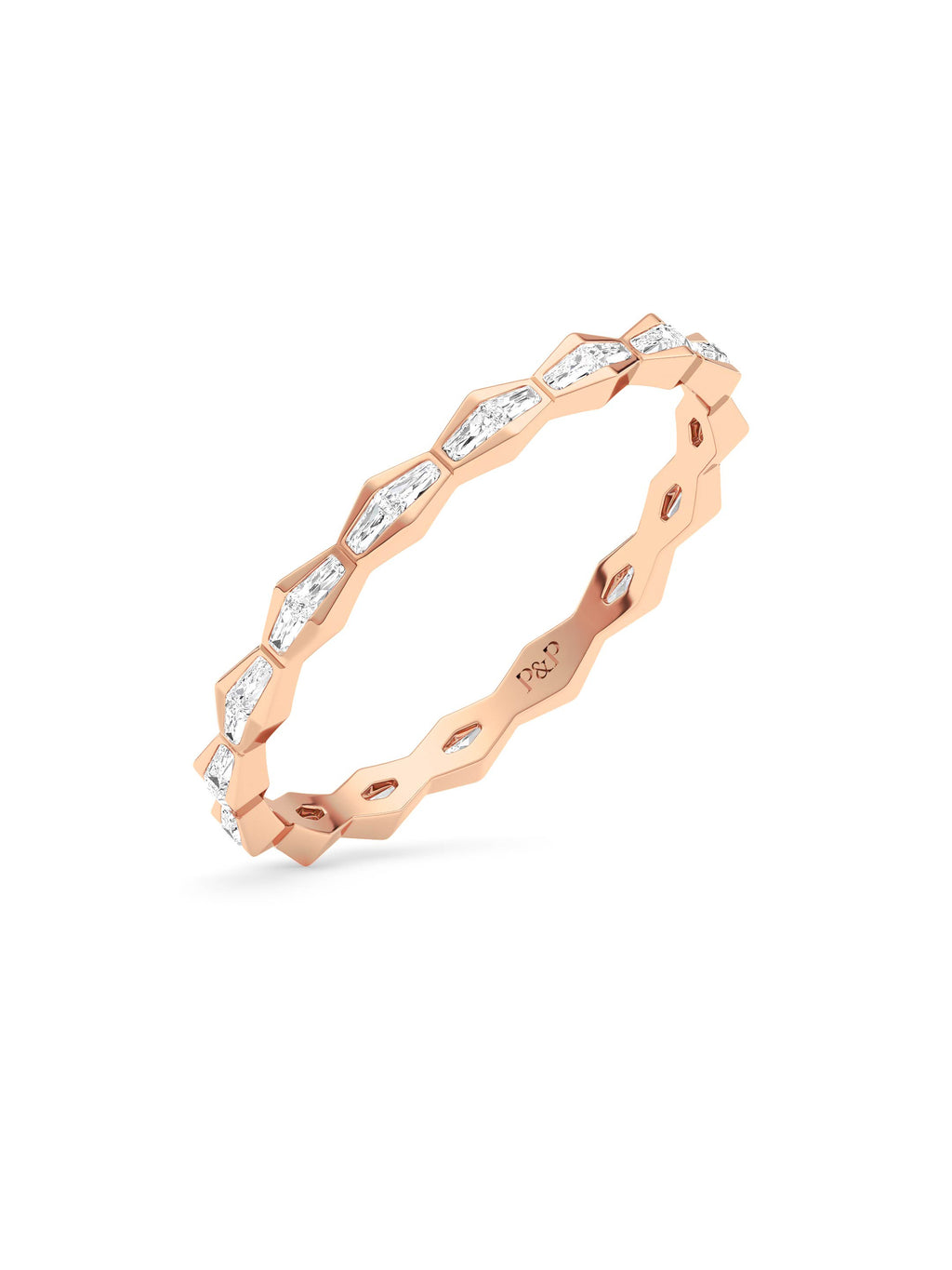 ENDLSS LOVE Wedding Band - Full Circle Diamonds ~ 2.3mm wide