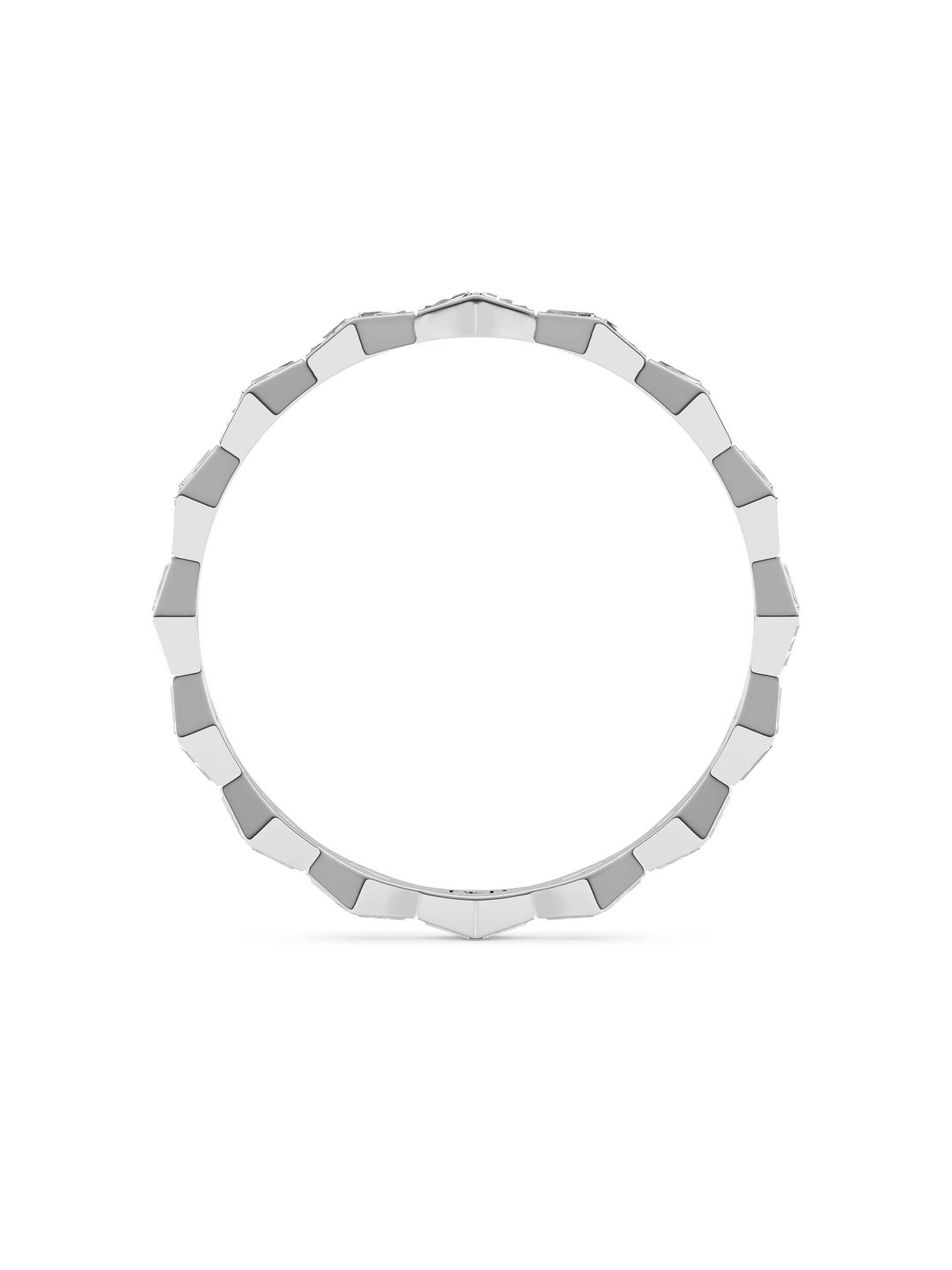 ENDLSS LOVE Wedding Band - Full Circle Diamonds ~ 2.3mm wide