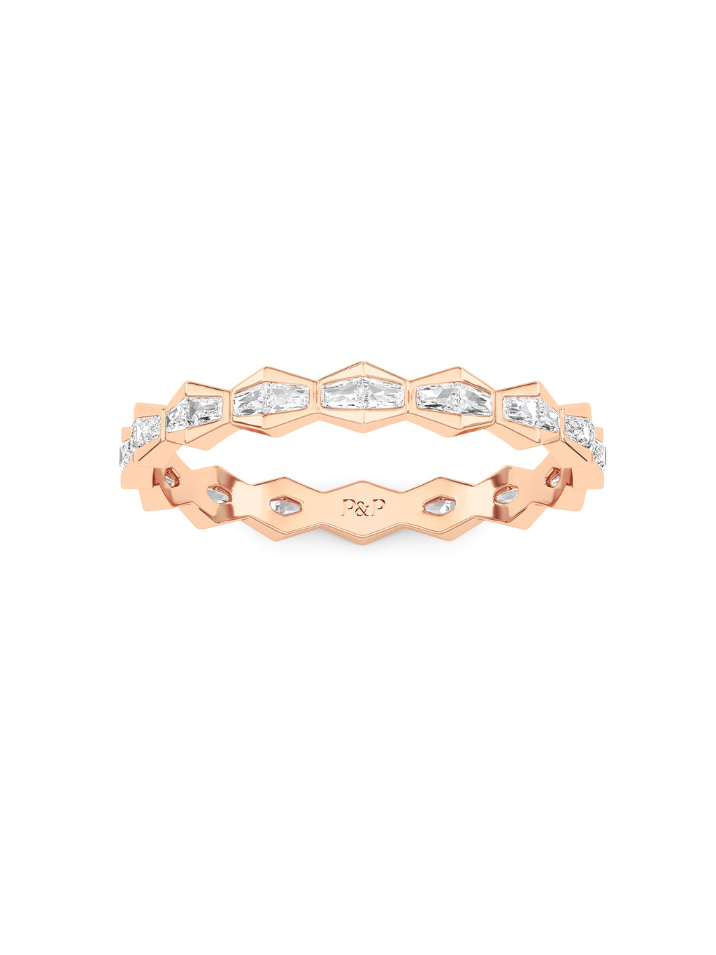 ENDLSS LOVE Wedding Band - Full Circle Diamonds ~ 3.2mm wide