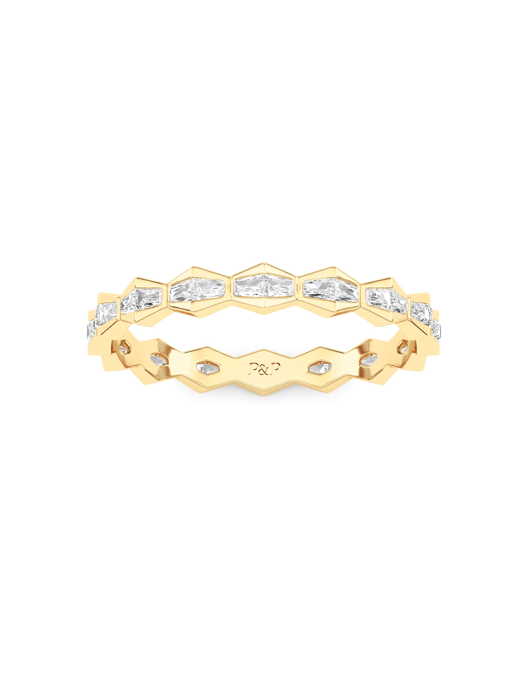 ENDLSS LOVE Wedding Band - Full Circle Diamonds ~ 3.2mm wide