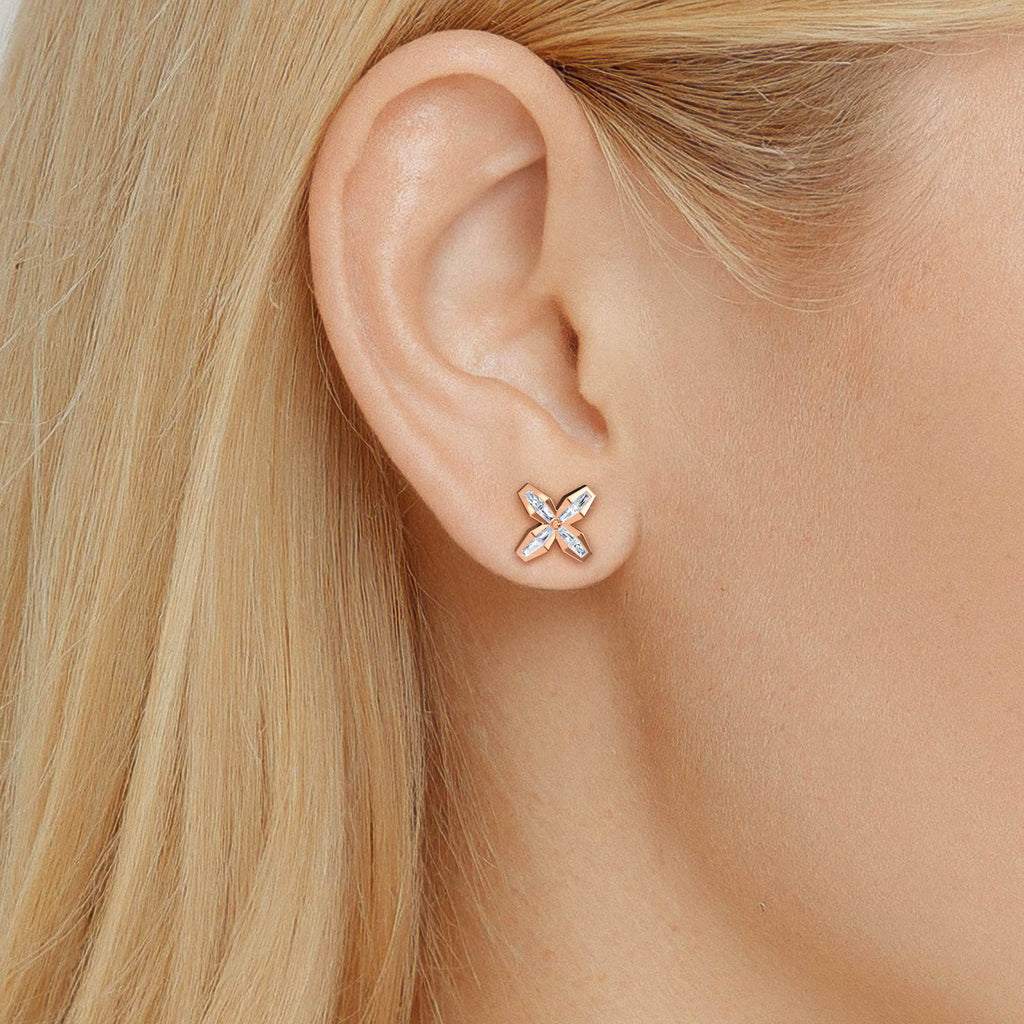 ENDLSS STAR Earrings ~ Diamond - Accented