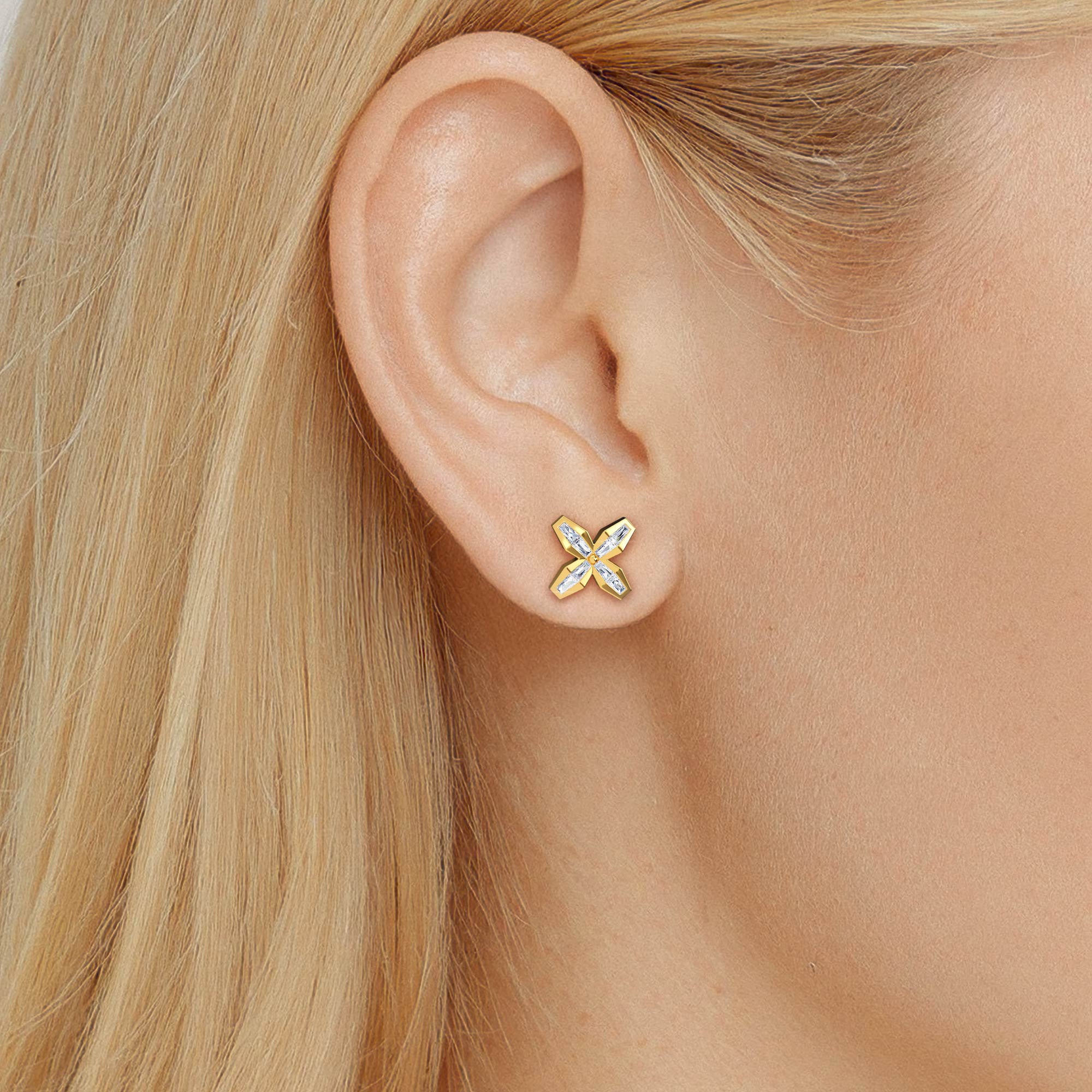 ENDLSS STAR Earrings ~ Diamond - Accented