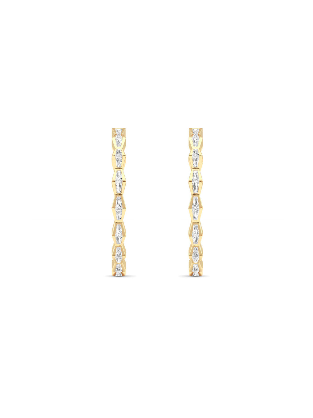 ENDLSS LOVE Hoop Earrings ~ Diamond - Accented