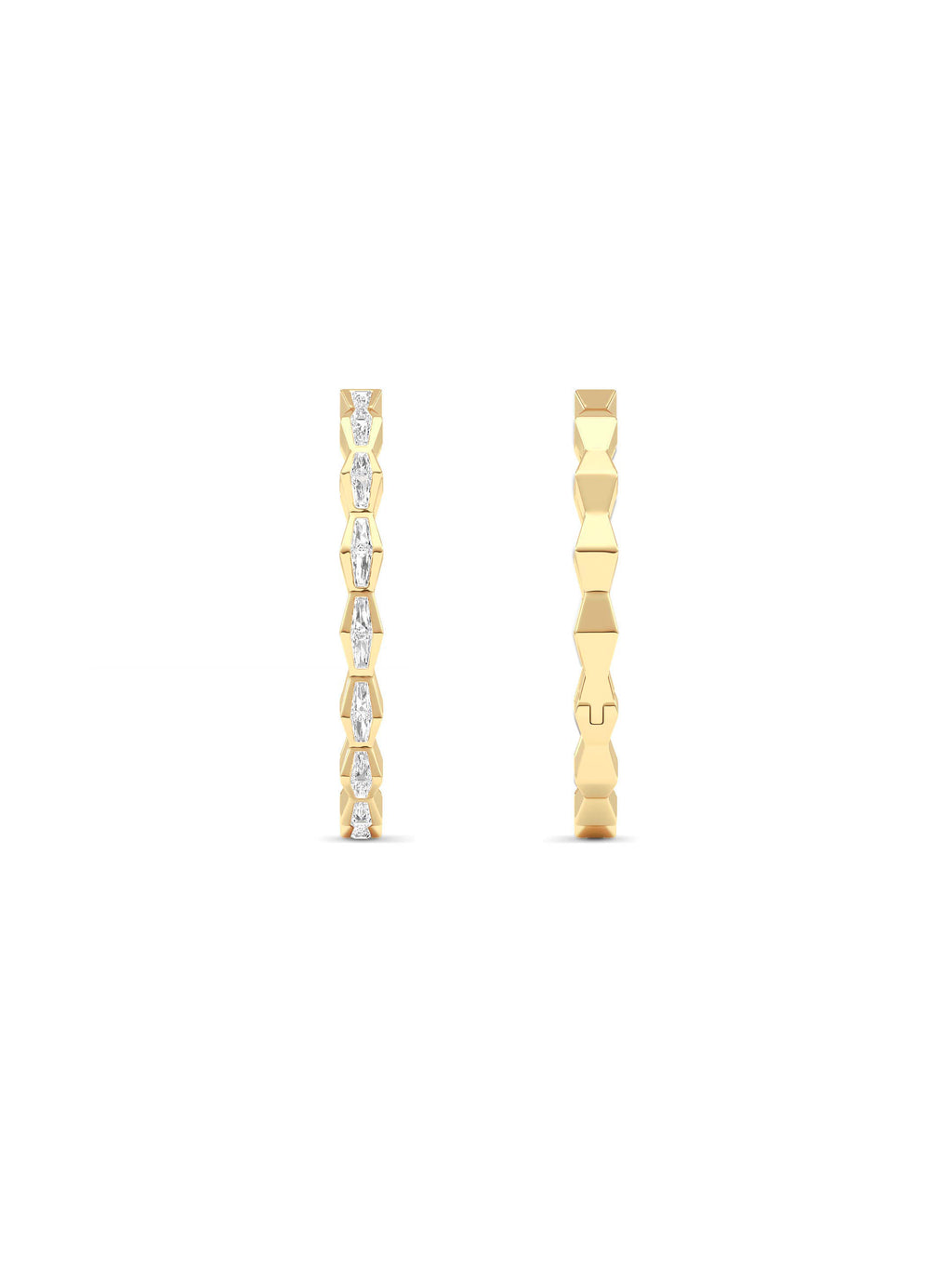 ENDLSS LOVE Hoop Earrings ~ Diamond - Accented