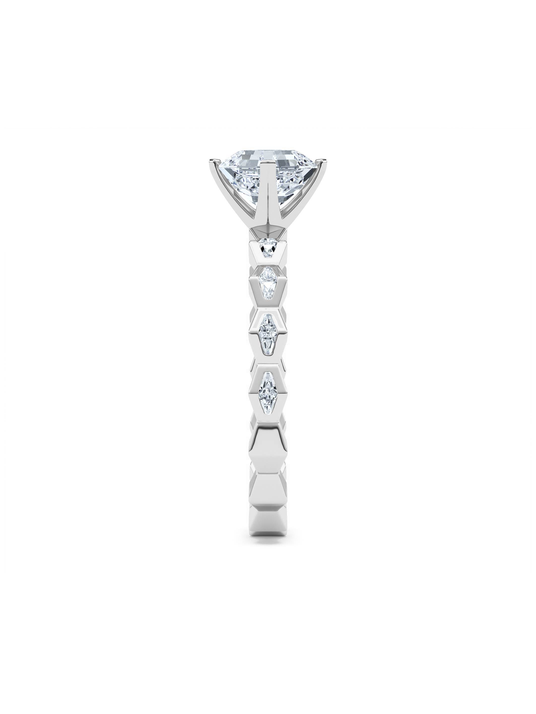 ENDLSS LOVE Solitaire Ring ~ Diamonds Accented