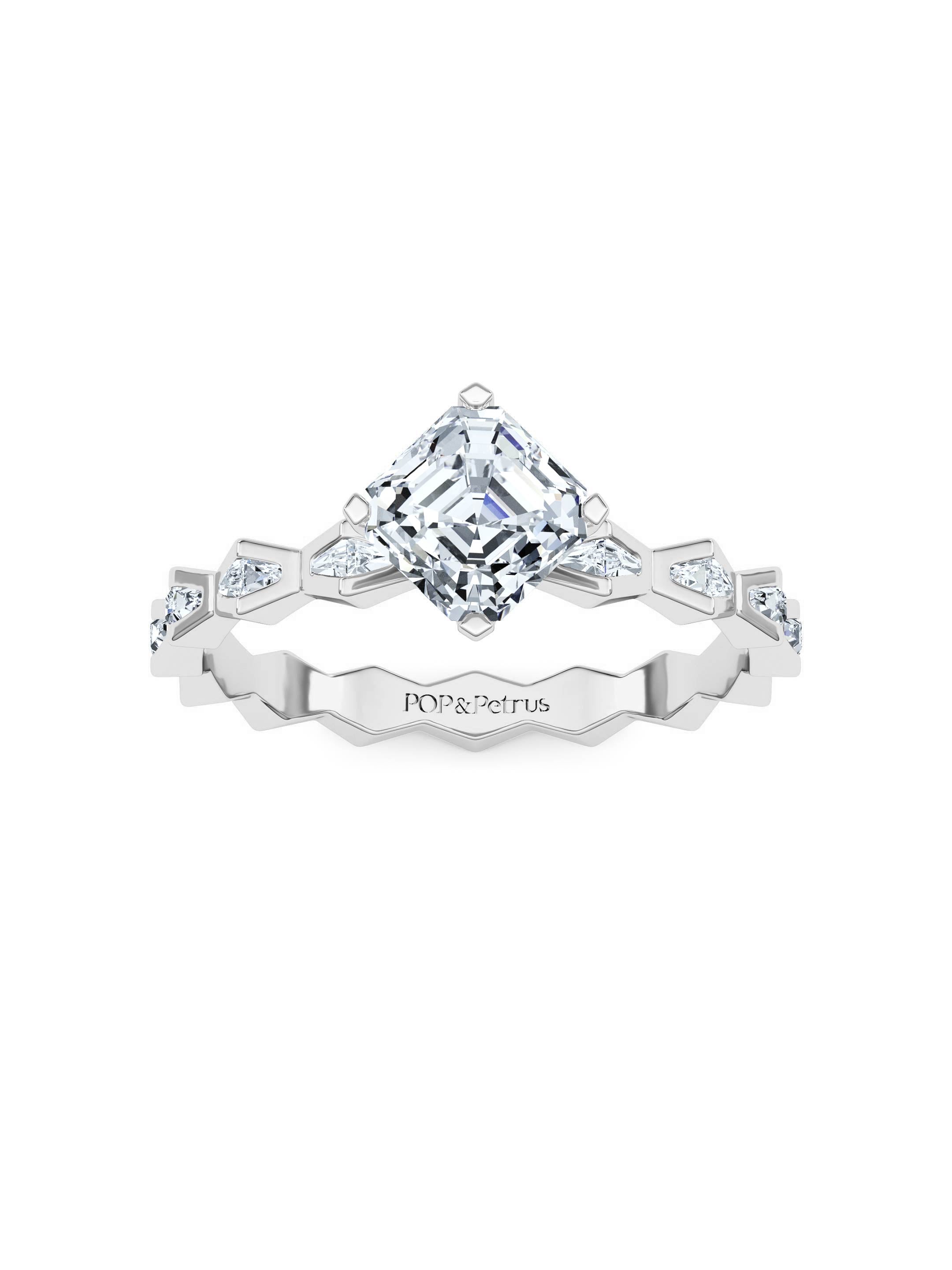 ENDLSS LOVE Solitaire Ring ~ Diamonds Accented
